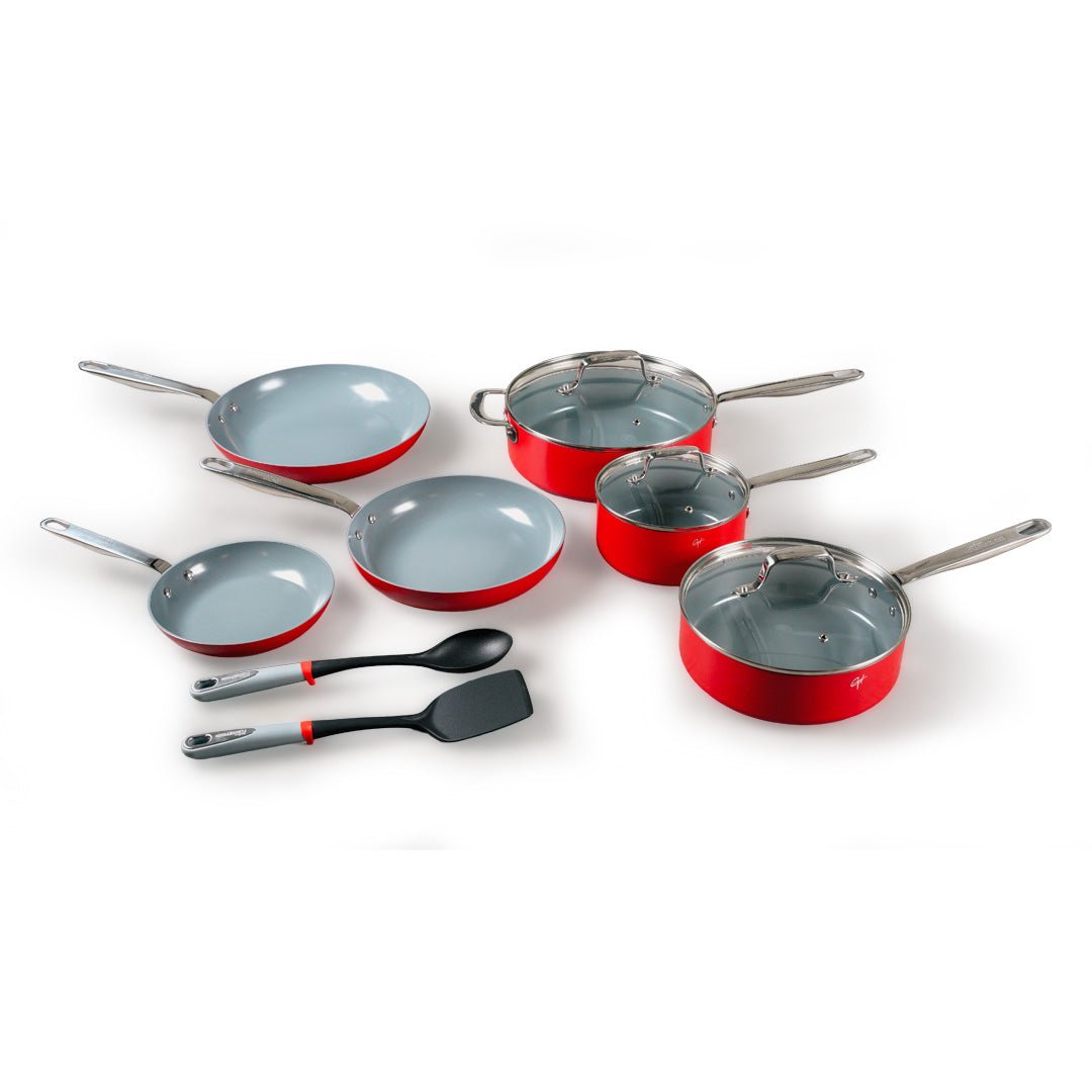 Flavortown Ceramic Cookware 11 Piece Set